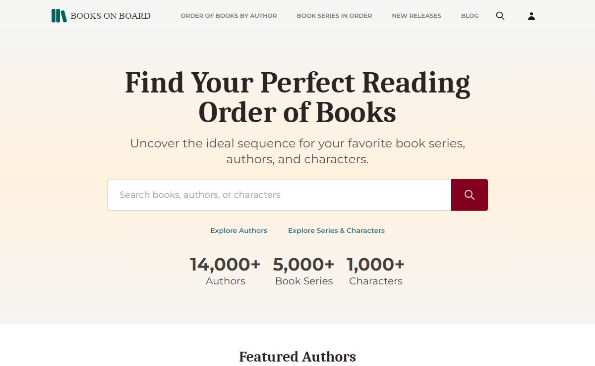 BooksOnBoard.com - Find the Perfect Reading Order, eBooks