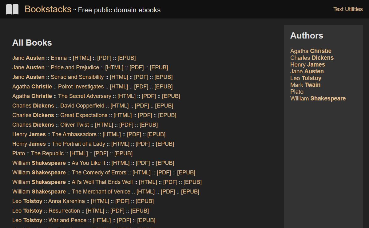Bookstacks Reader