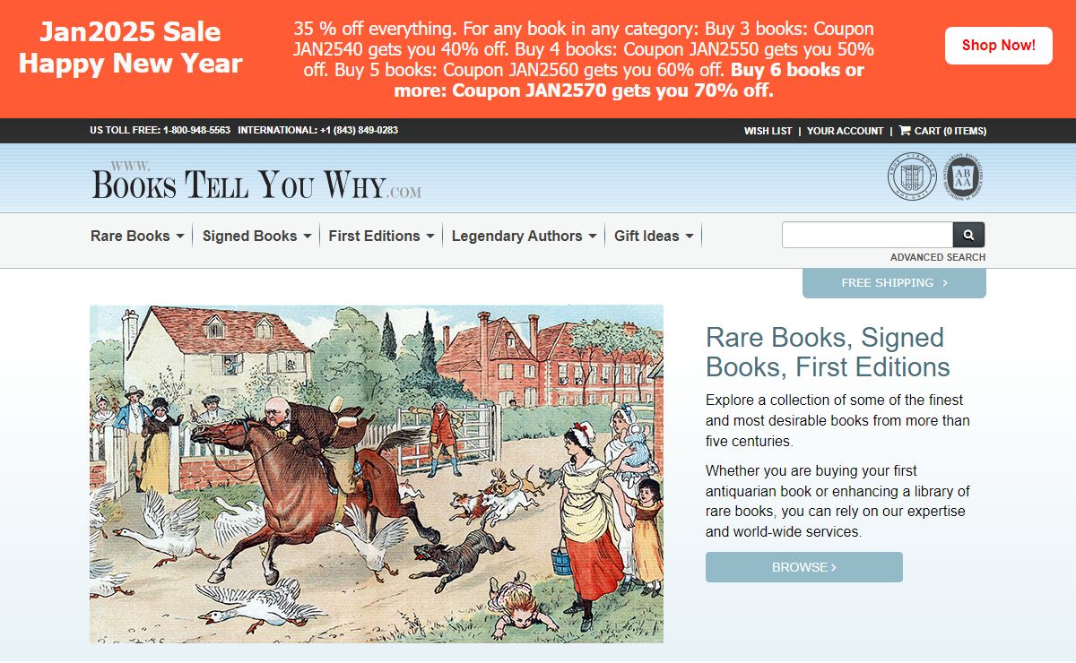 Rare Books, First Editions, and Signed Books