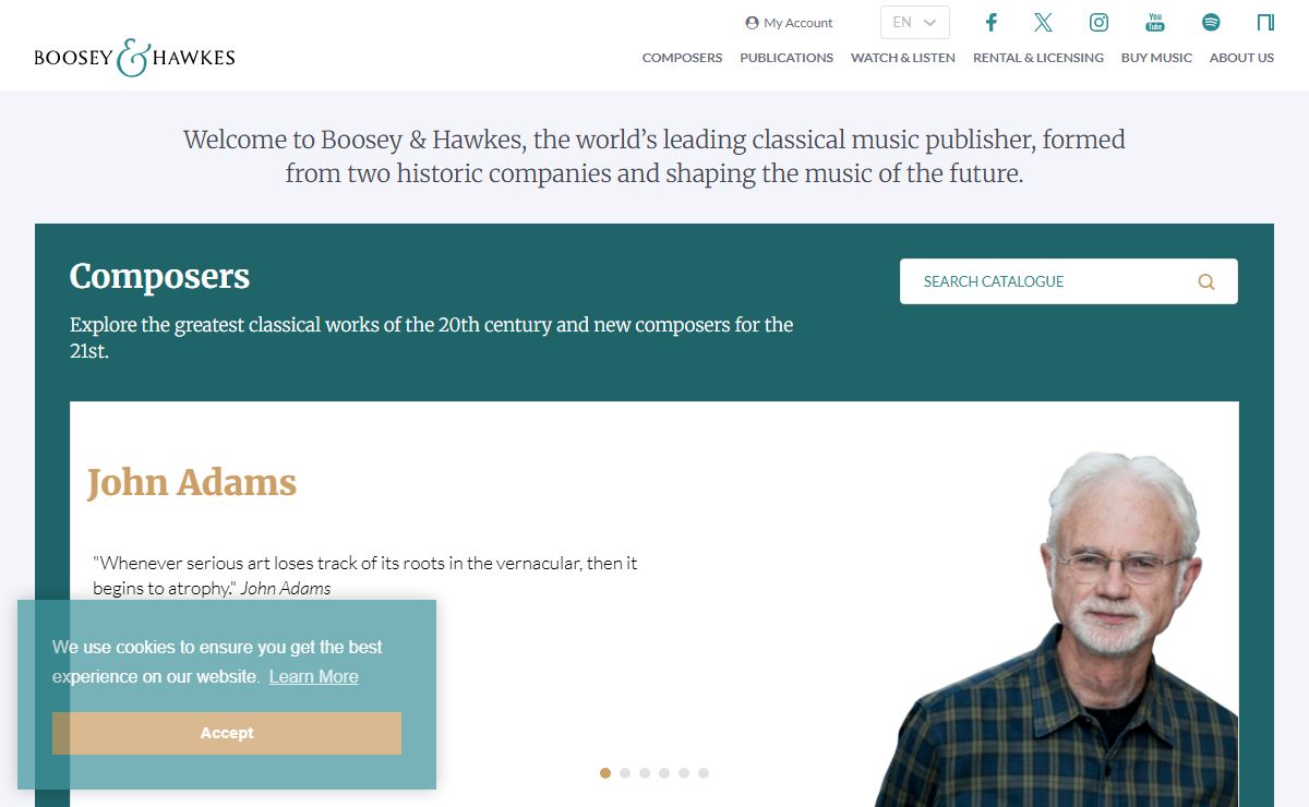 Boosey & Hawkes Composers and their Music