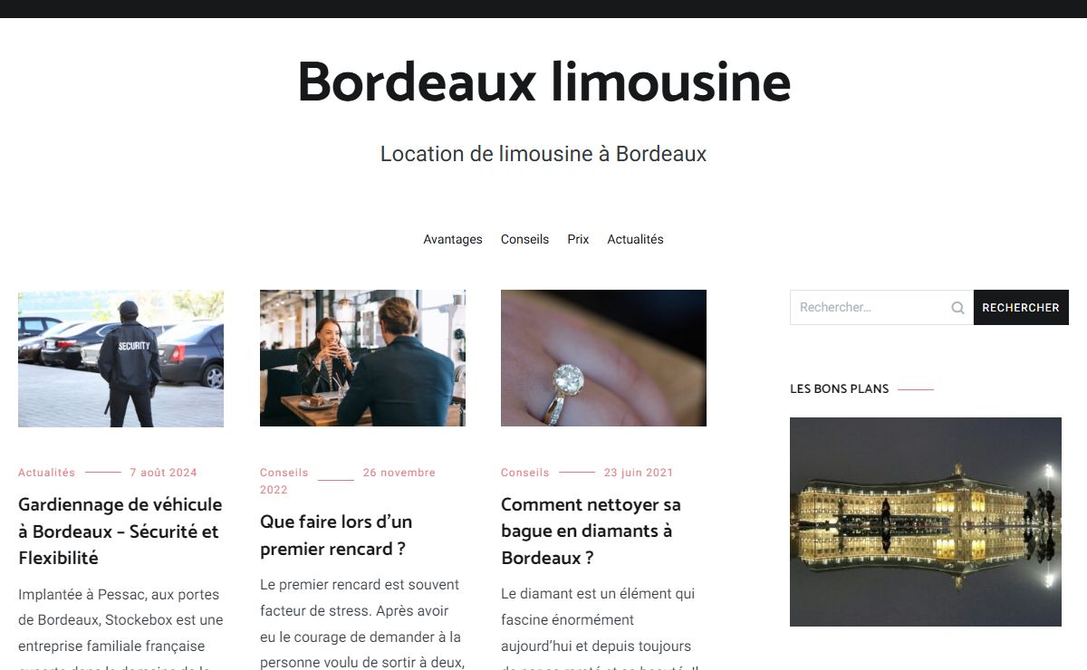 Bordeaux Limousine | Mariage, Aéroport, Taxi, Anniversaire, Fête