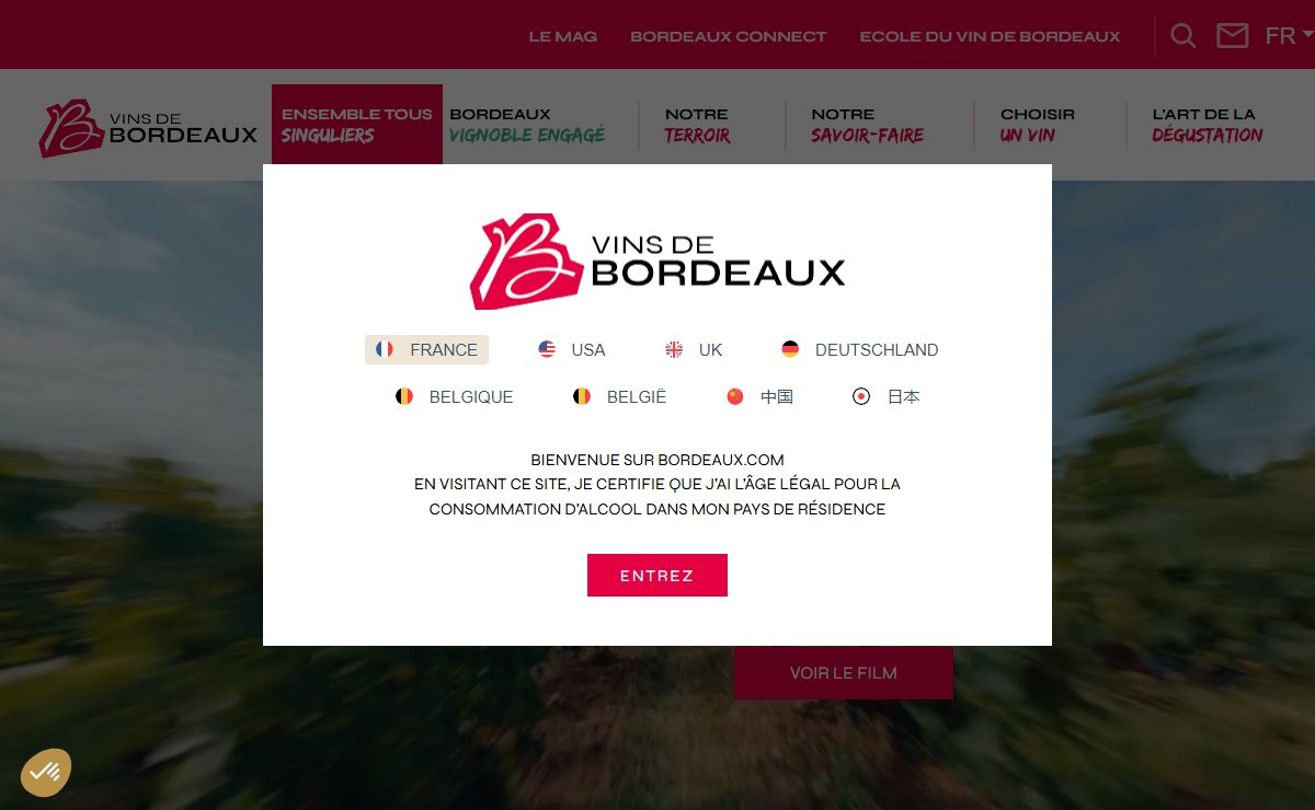 Vins de Bordeaux | Site Officiel Bordeaux.com