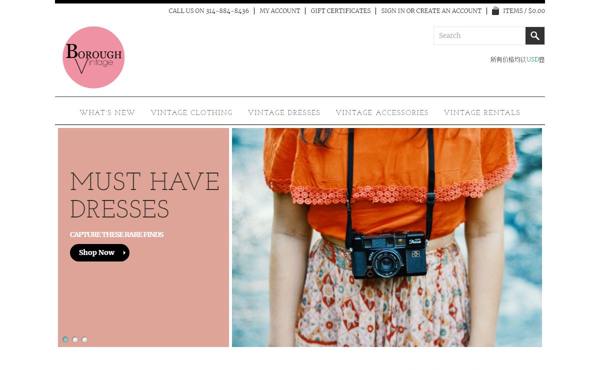 Vintage Clothing, Vintage Rentals, Custom Dresses | Borough Vintage