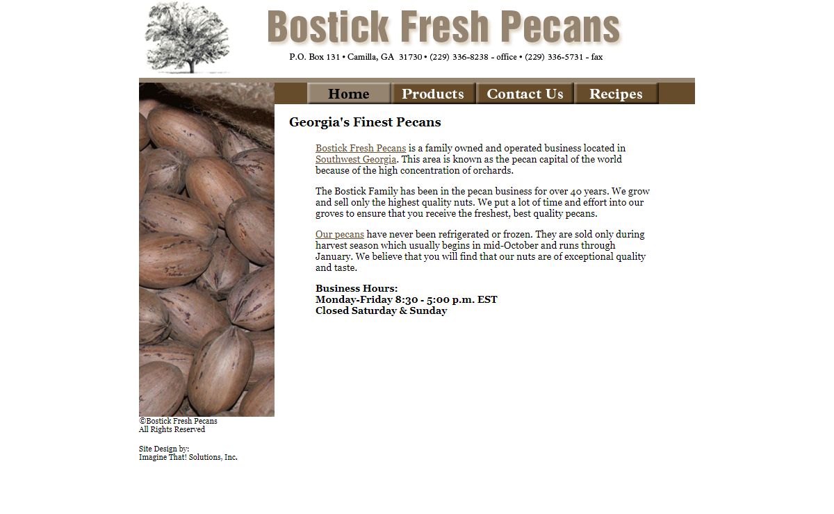 Bostick Fresh Pecans