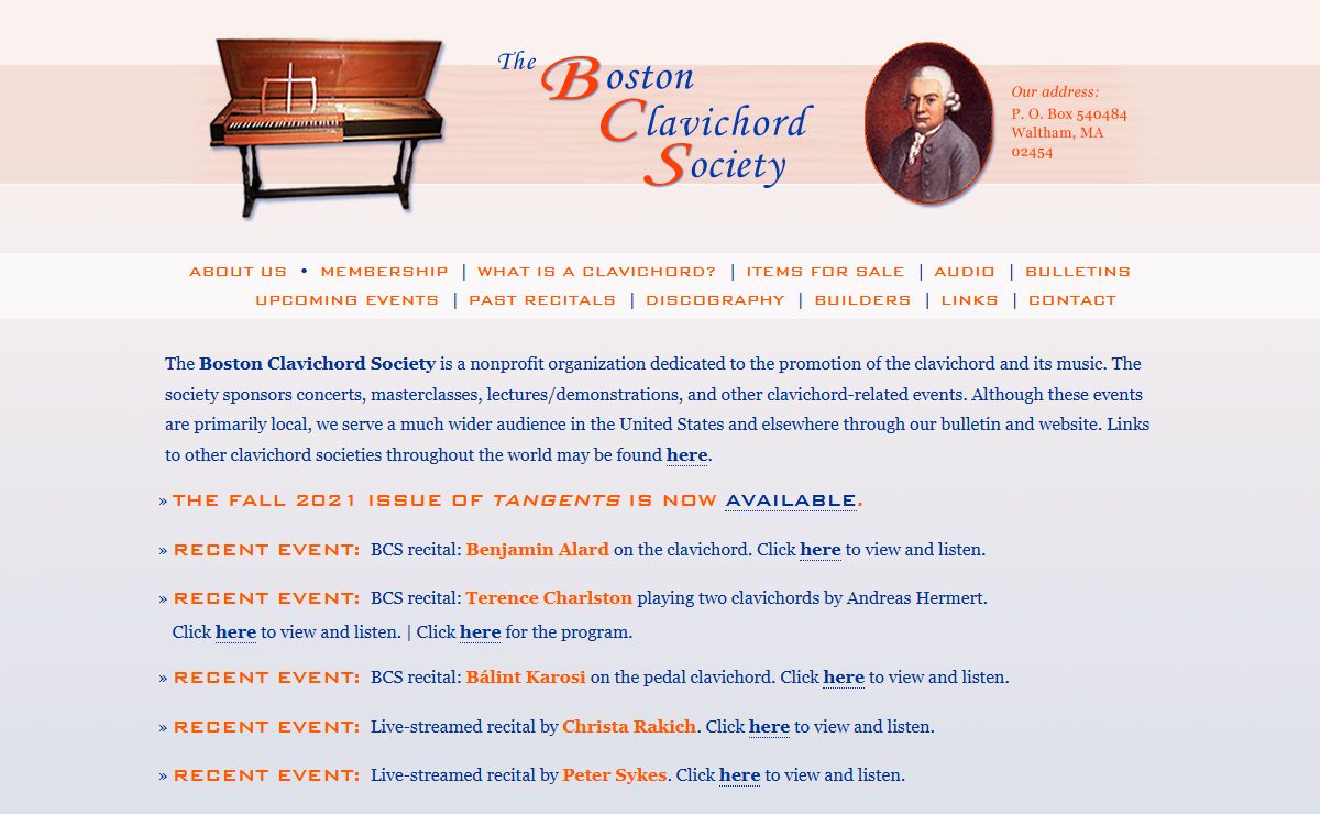 Boston Clavichord Society
