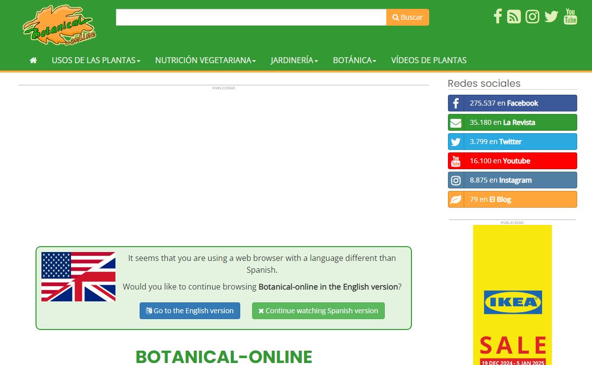 Botanical-online – El Mundo de las plantas