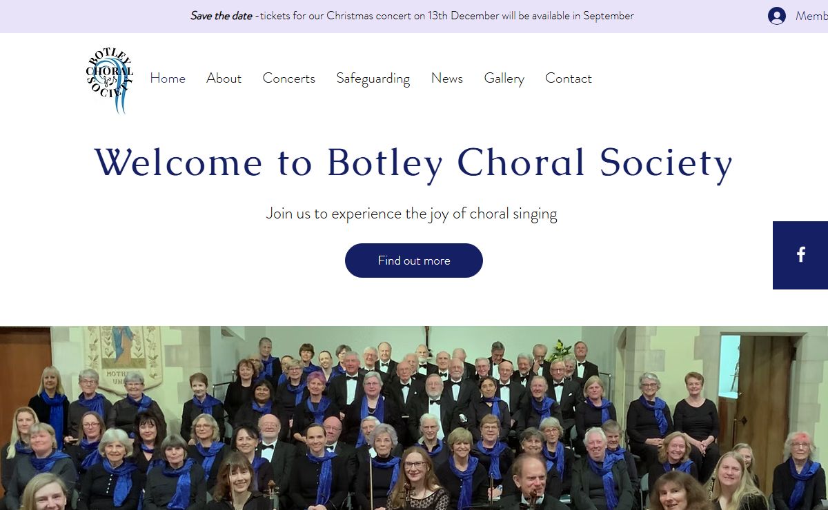 Botley Choral Society | Choral Singing in Botley Hampshire | England