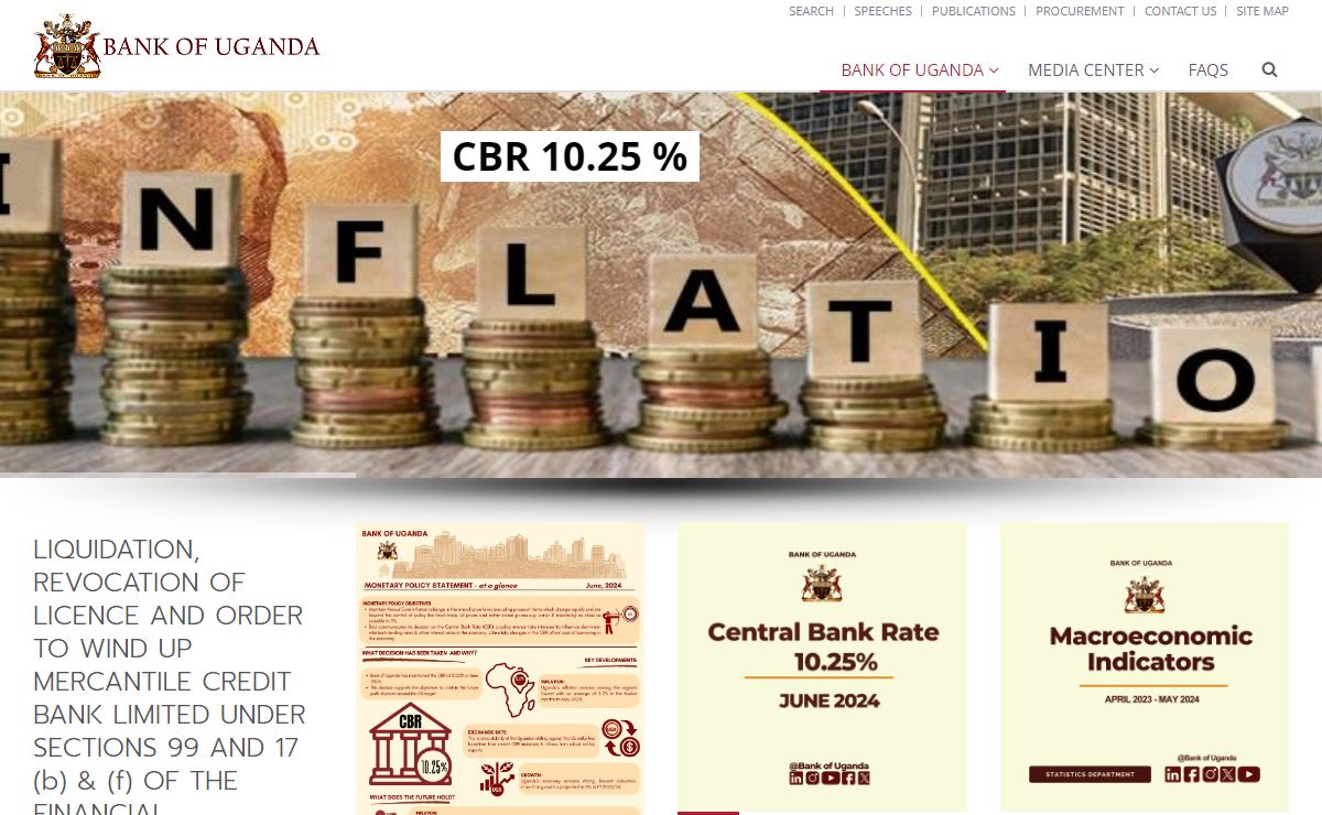 Bank of Uganda| Home