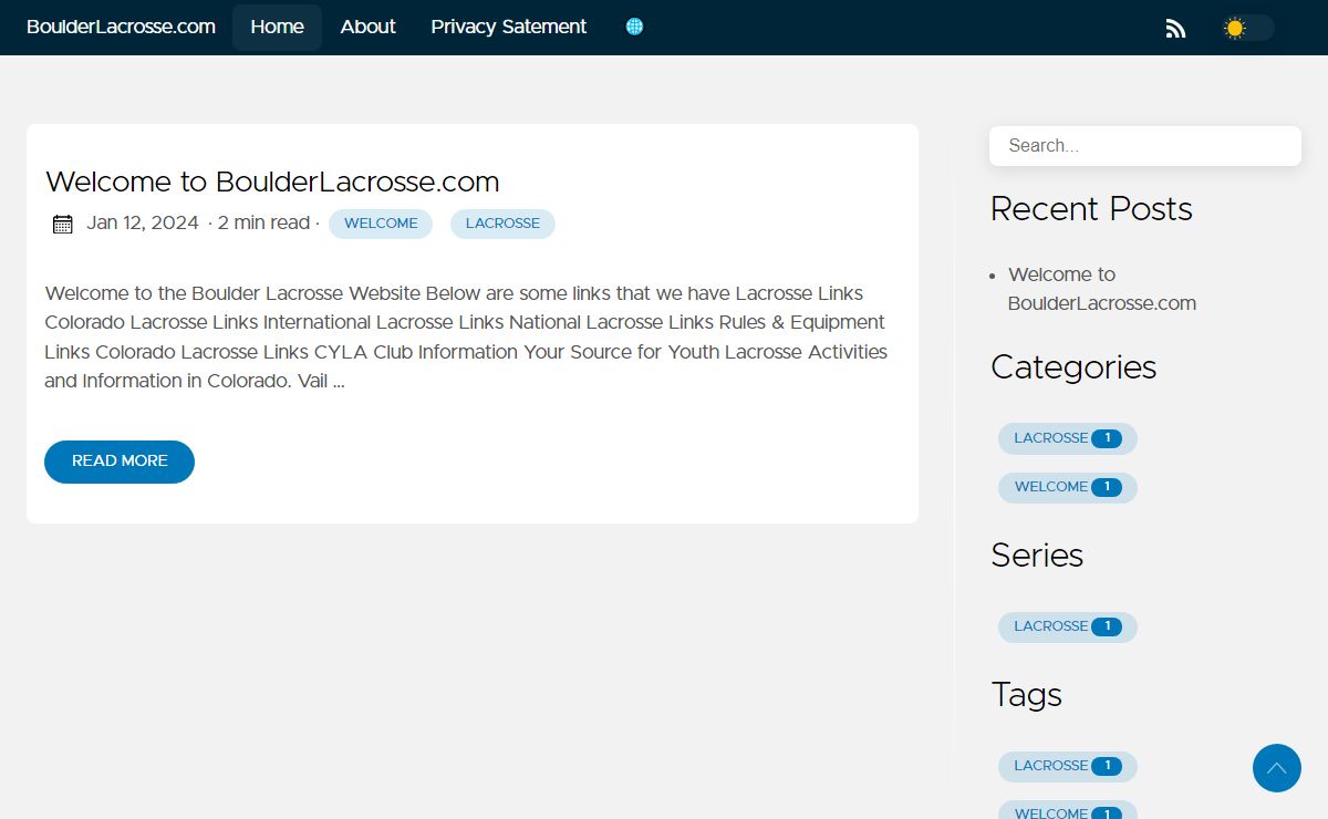 BoulderLacrosse.com