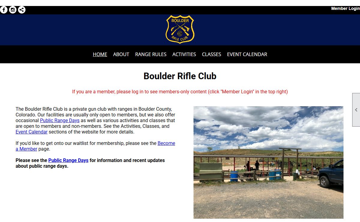 Home - Boulder Rifle Club