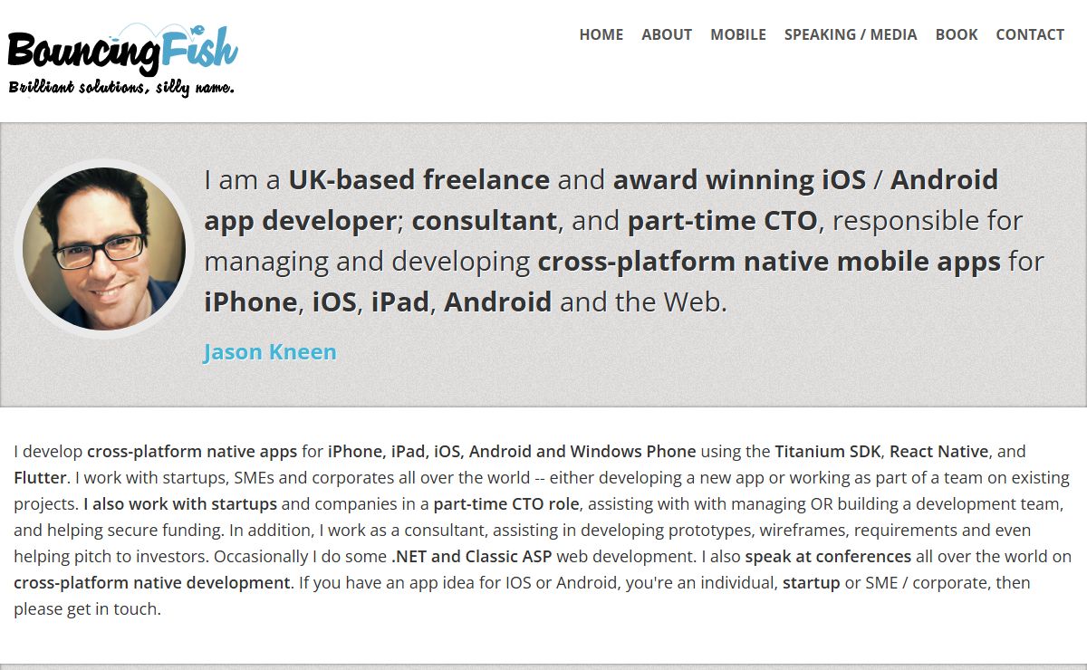 Jason Kneen - Freelance App Developer, UK, iOS, Android, iPhone, iPad