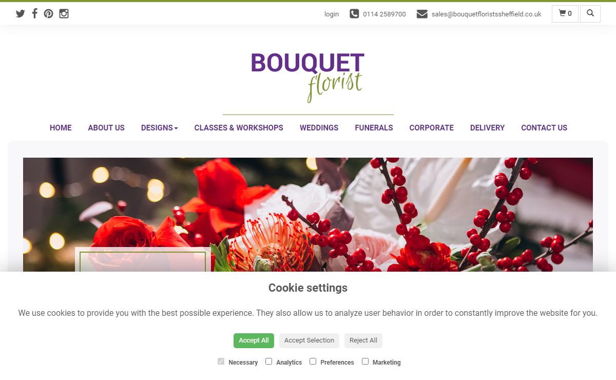 Bouquet Florist in Sheffield | Same Day Flower Delivery