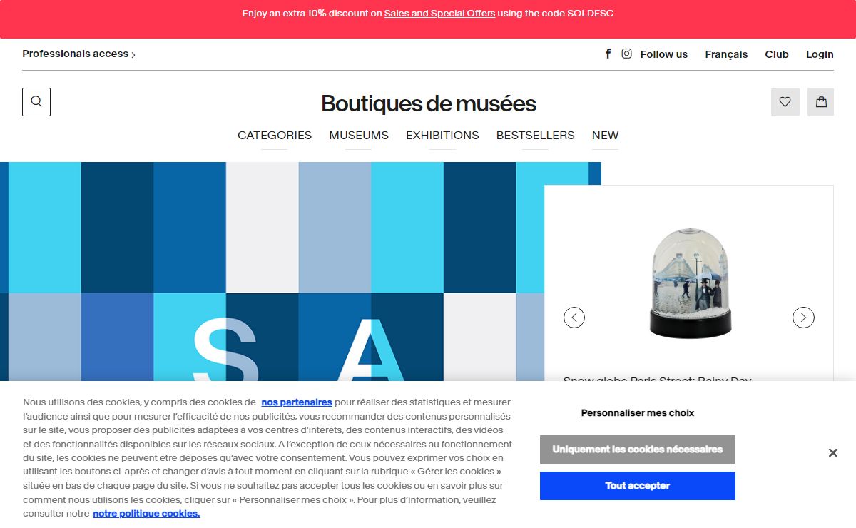 Boutiques de musées