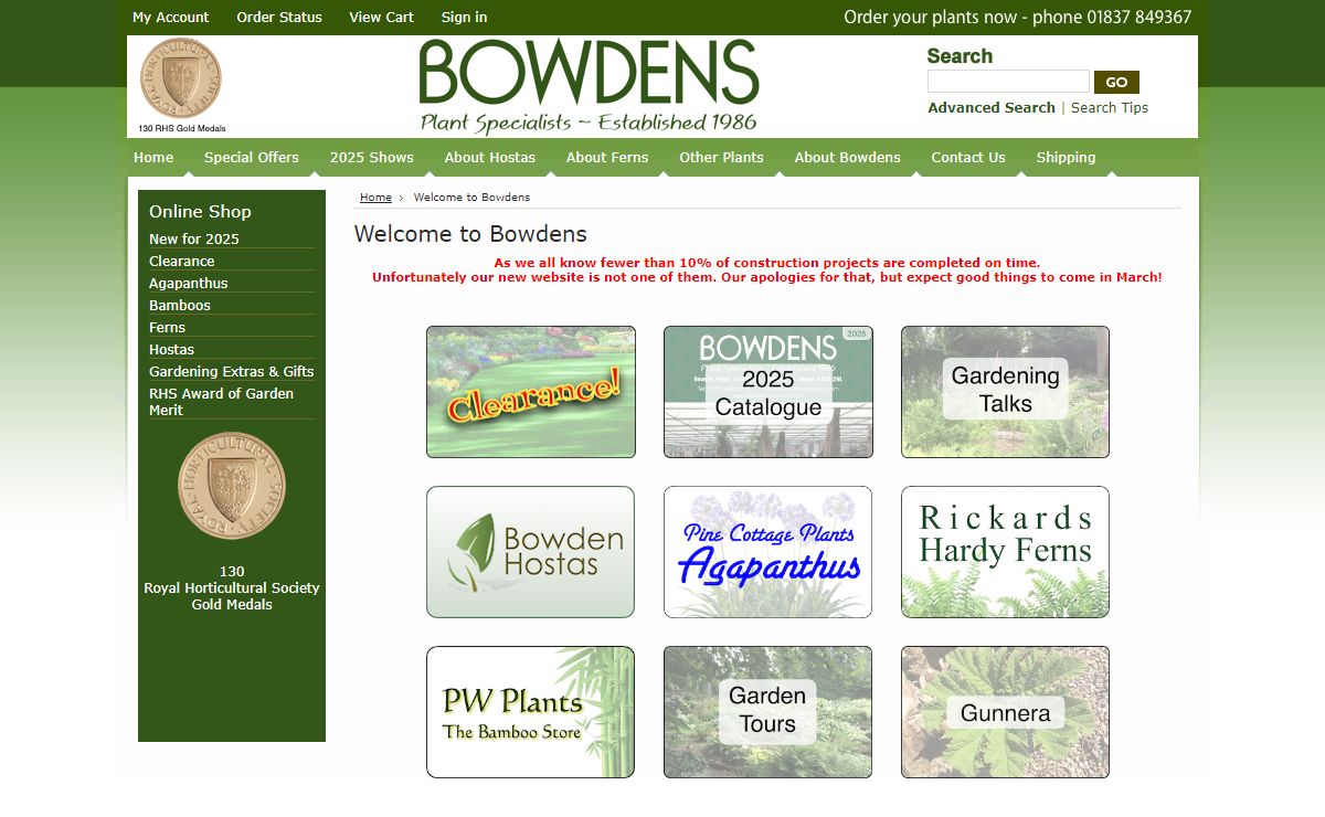 Welcome to Bowdens