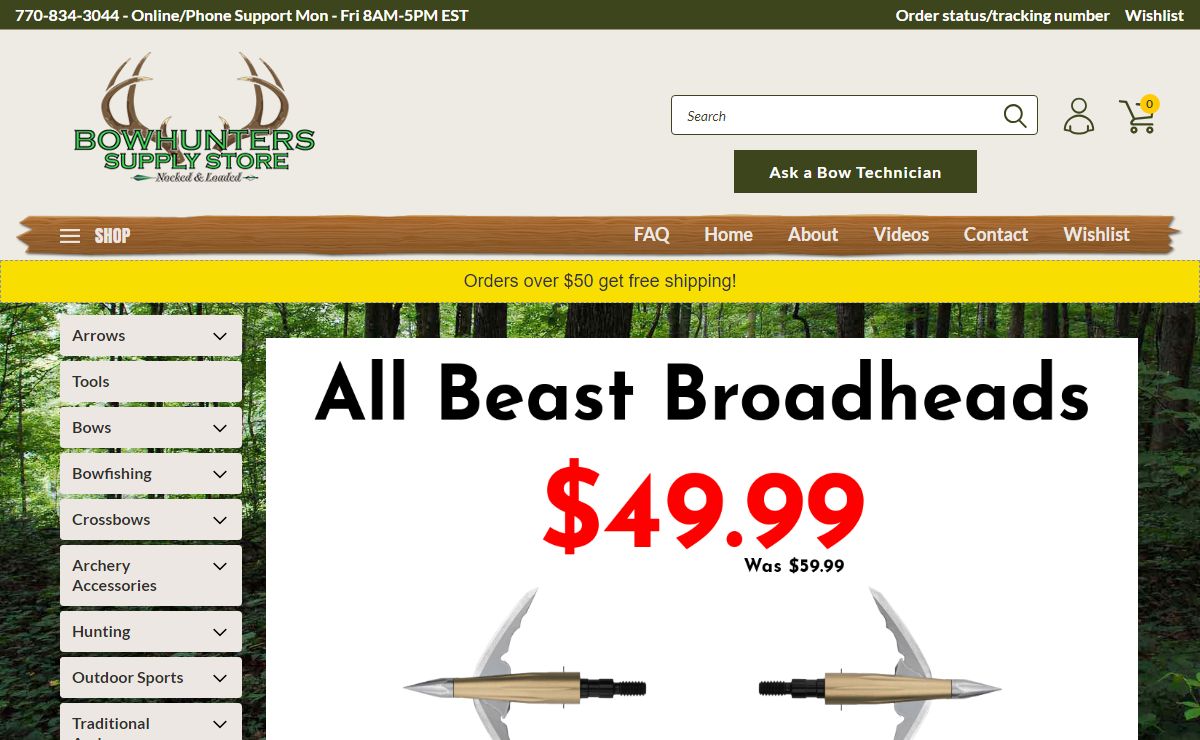Archery Supplies - Bowhunting Gear - Bowfishing Equipment | Bowhunters Supply Store