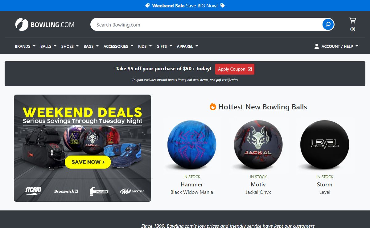 Shop Bowling Balls, Shoes, Bags & More | Top Rated Online Pro Shop