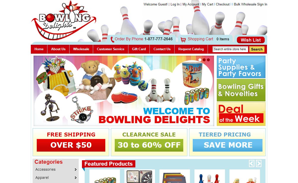 Bowling Gifts, Awards, Novelties & Bowling Accessories