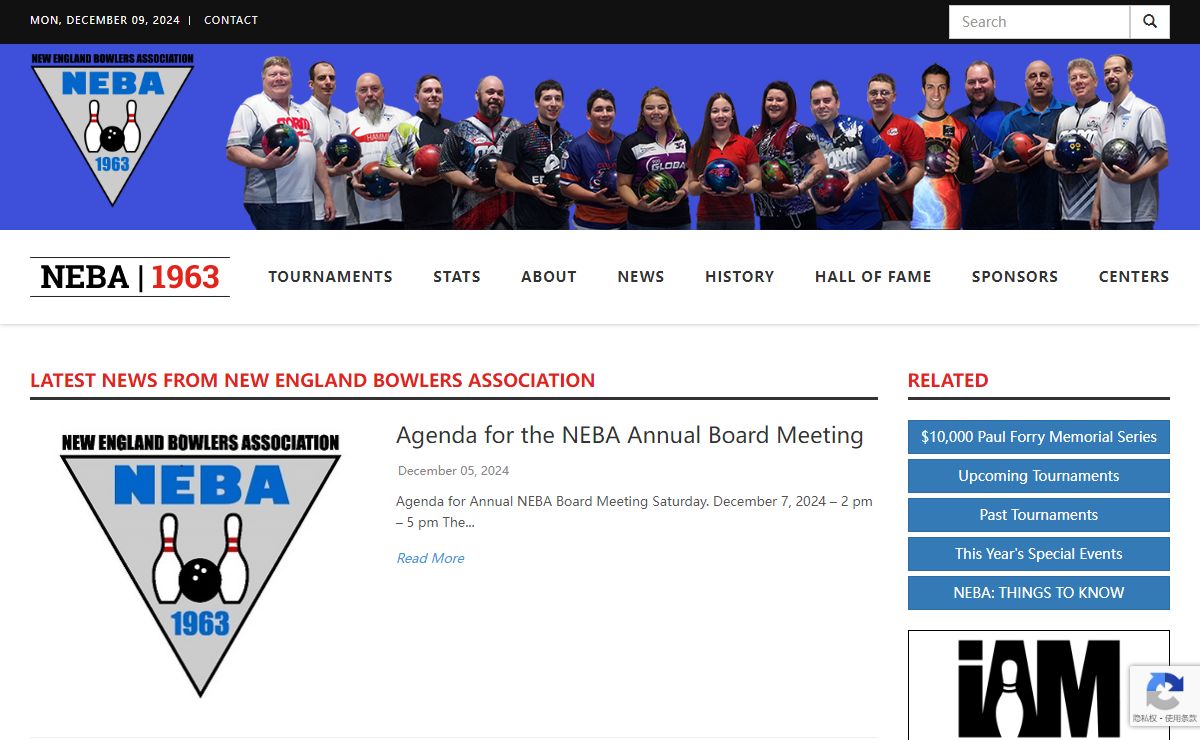 BowlNEBA.com is the online home of the New England Bowlers Association - BowlNEBA