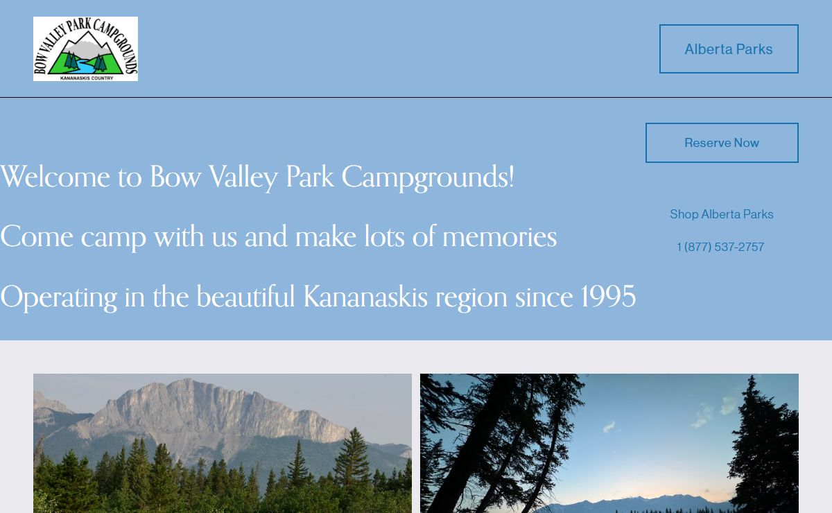 Bow Valley Park Campgrounds