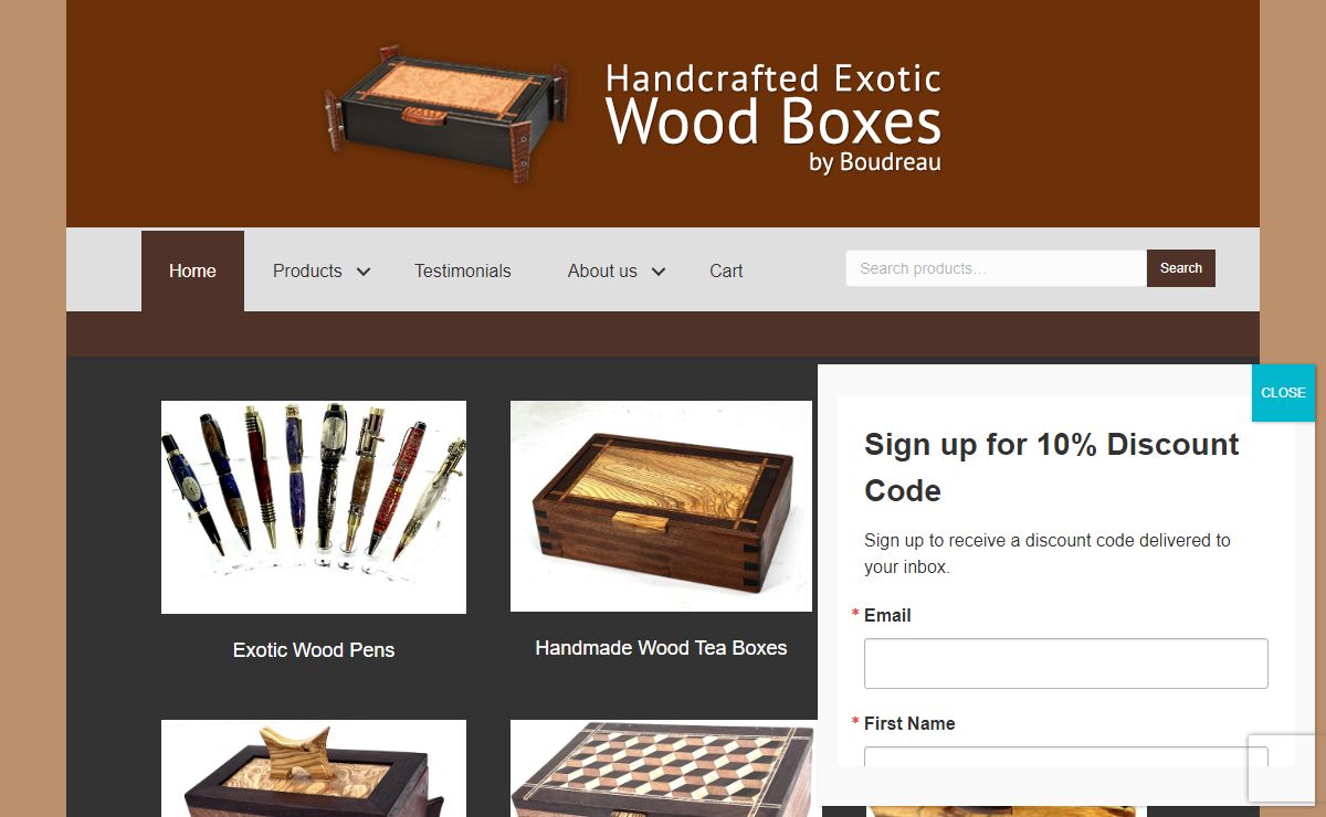 Home - Boxes by Boudreau
