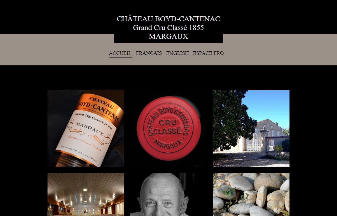 Chateau Boyd-Cantenac - ACCUEIL