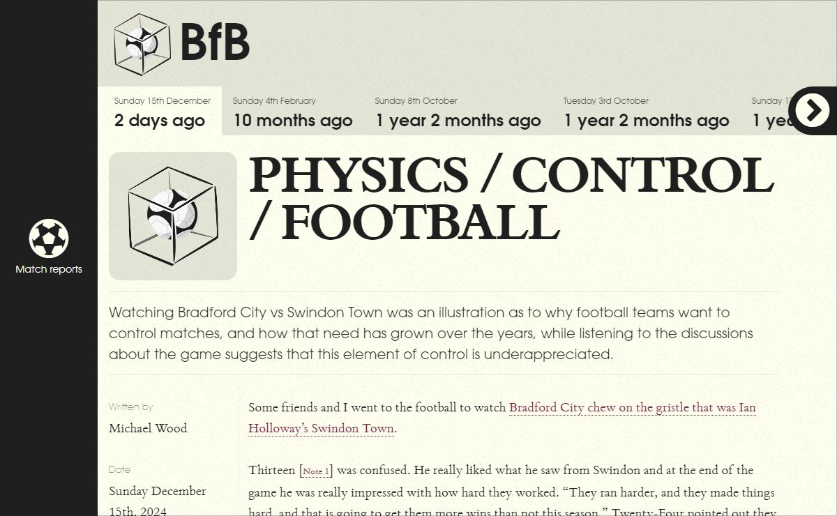 BfB: Bradford City 1999-2023