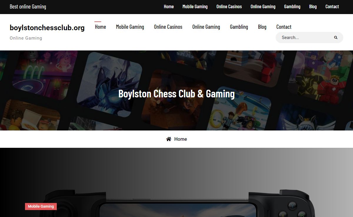 Boylston chess club & Gaming ⋆ boylstonchessclub.org