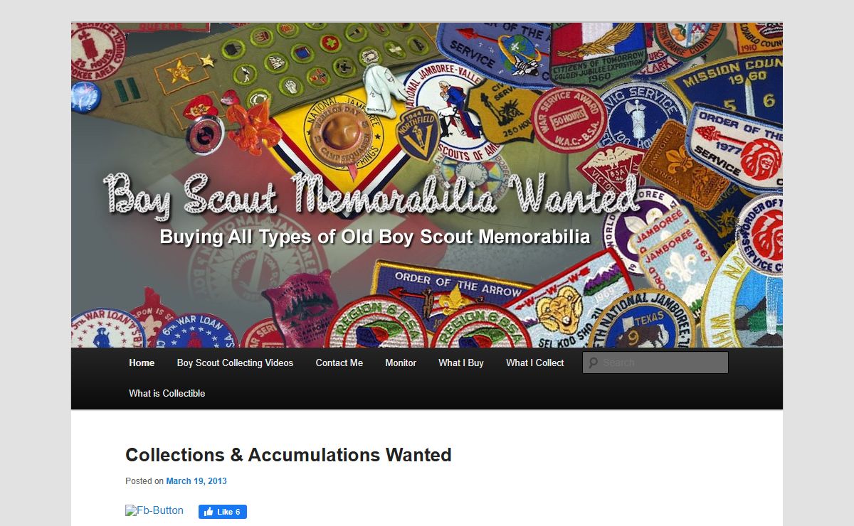 Boy Scout Wanted | Submit Your Boy Scout Collection and Get an Offer For Your Old Stuff!