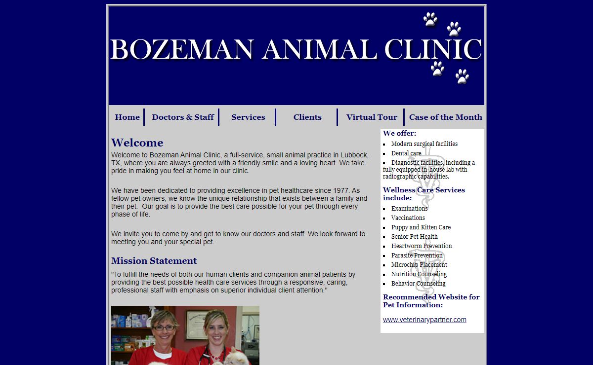 Home Bozeman Animal Clinic - Small Animal Veterinary Clinic