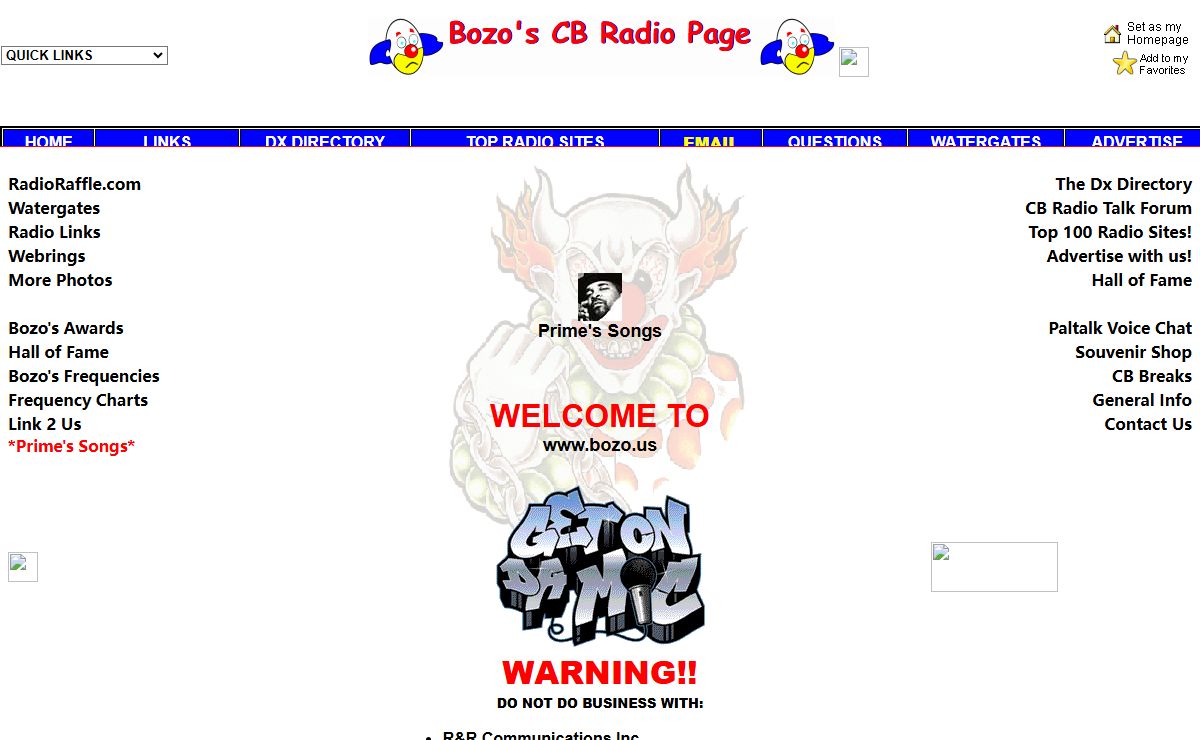 Bozo's CB Radio Page - www.bozo.us