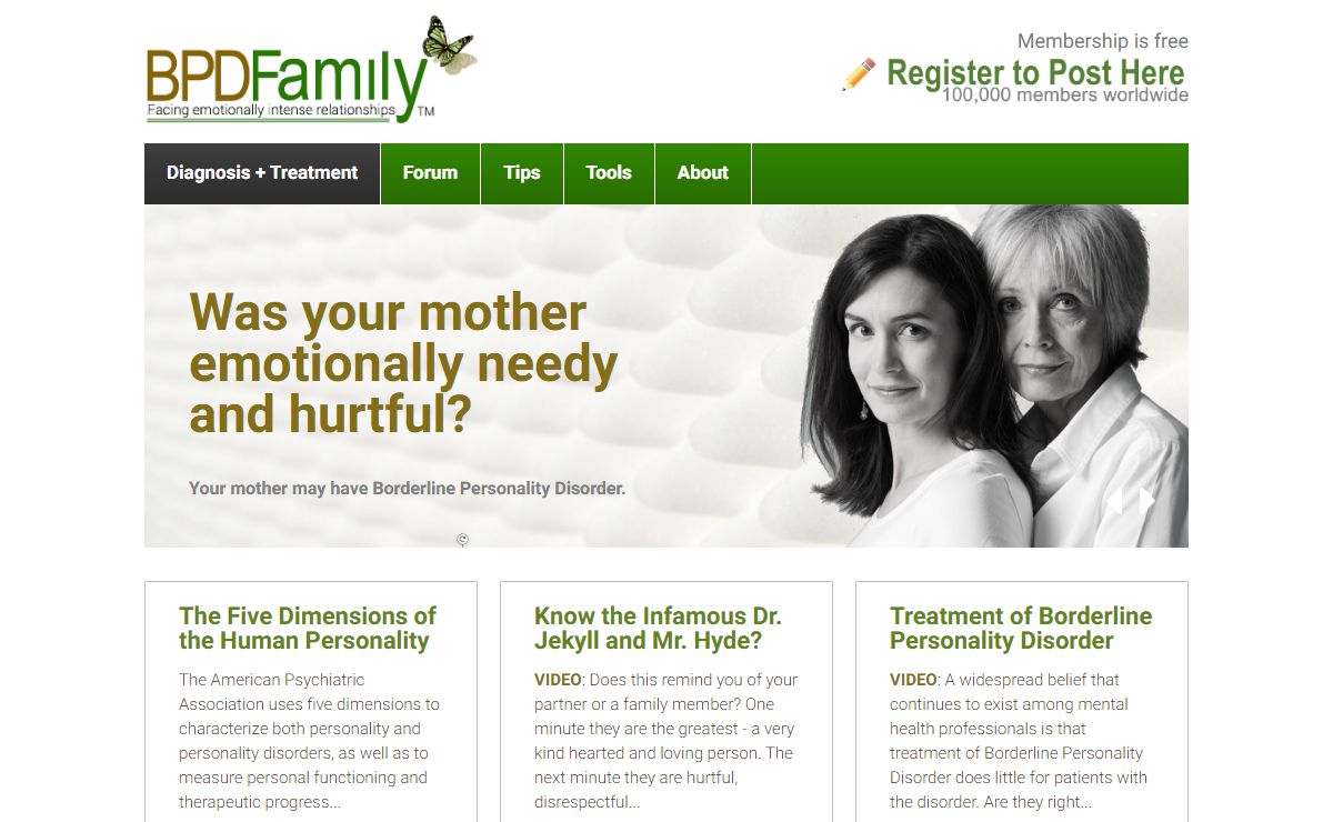 Borderline Personality Disorder | BPDFamily.com