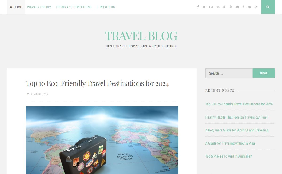 TRAVEL BLOG - BEST TRAVEL LOCATIONS WORTH VISITING