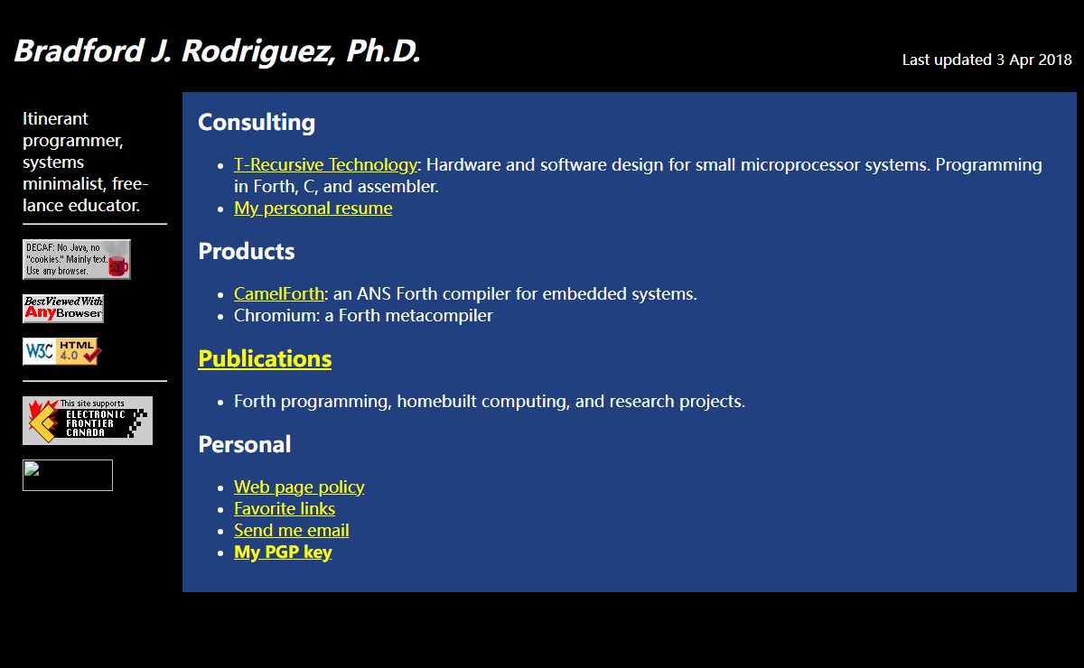 Bradford J. Rodriguez, Ph.D.