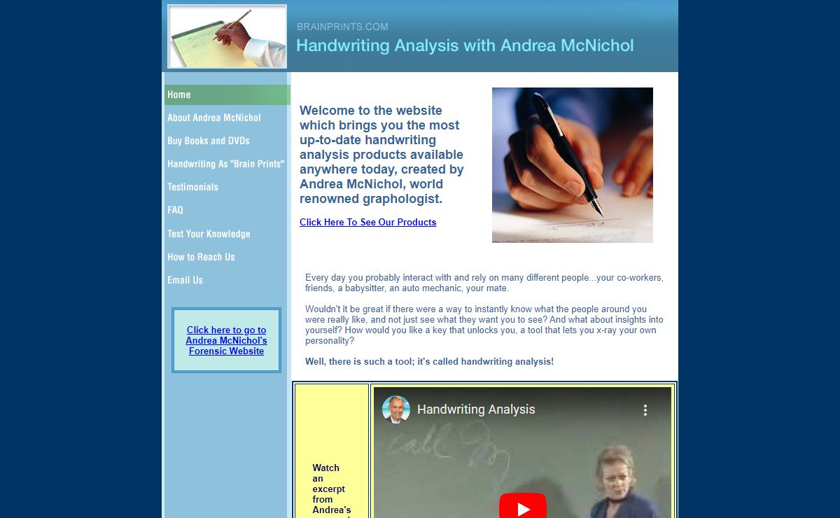 Handwriting Analysis With Andrea McNichol