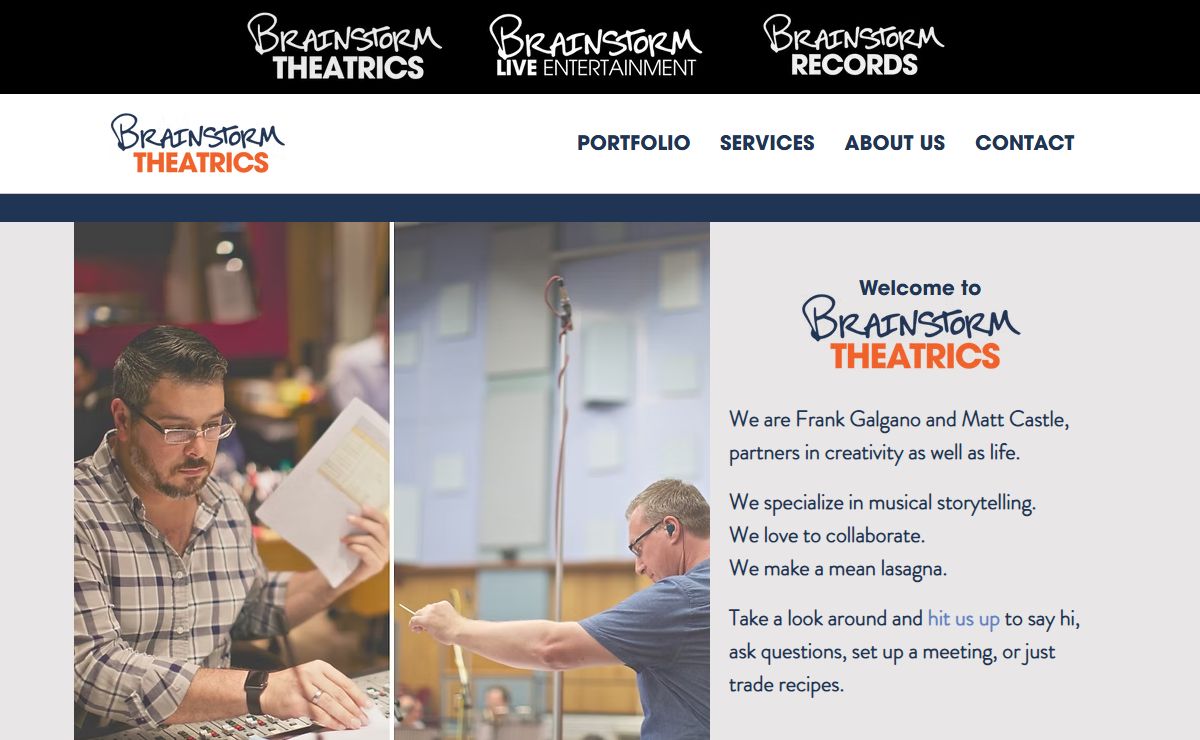 Brainstorm Theatrics | Music Services | Home
