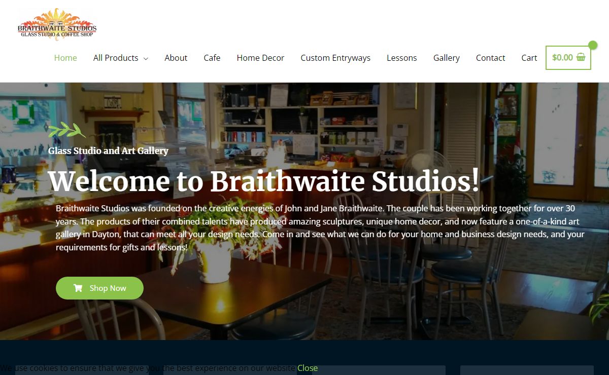 Braithwaite Studios – Glass Studio and Art Gallery