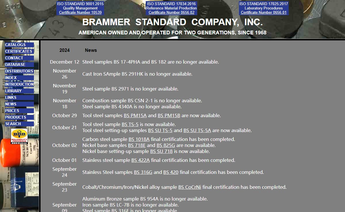 Brammer Standard Home Page