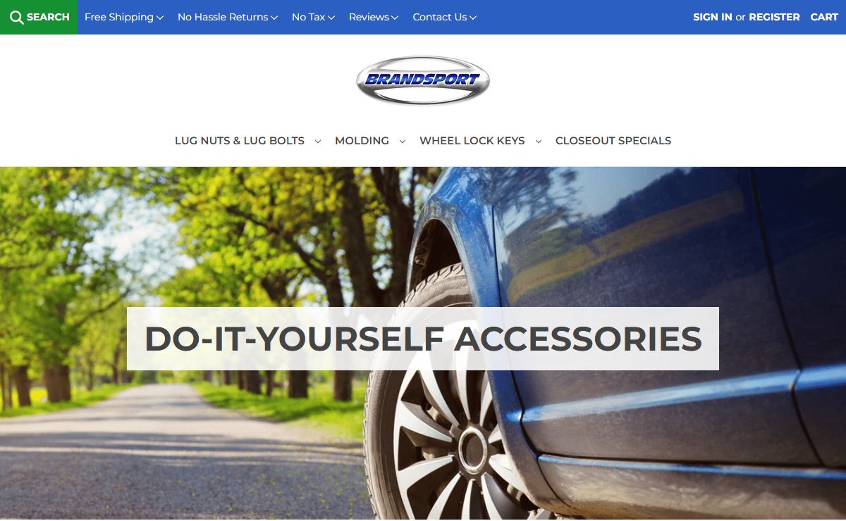 Brandsport-Discount Trim Molding, PVC Molding. Lug Nuts, Wheel Locks, Wheel Lock Keys