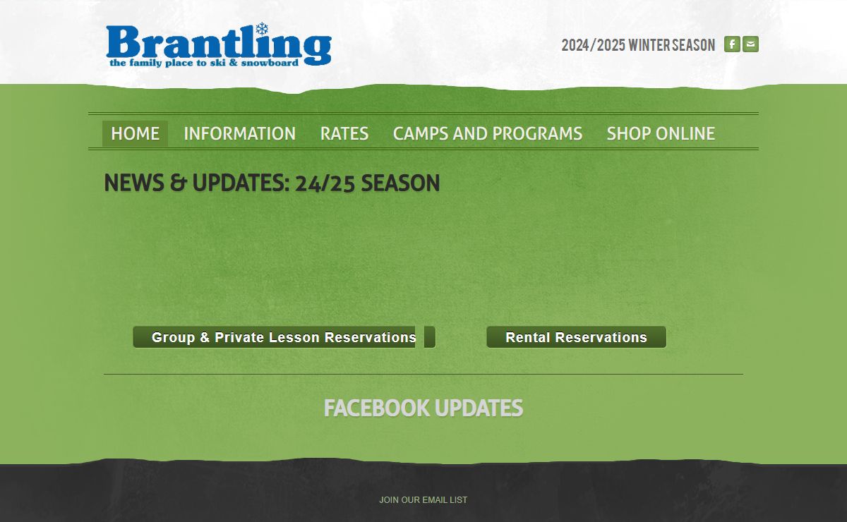 Brantling Ski and Snowboard Center - Home