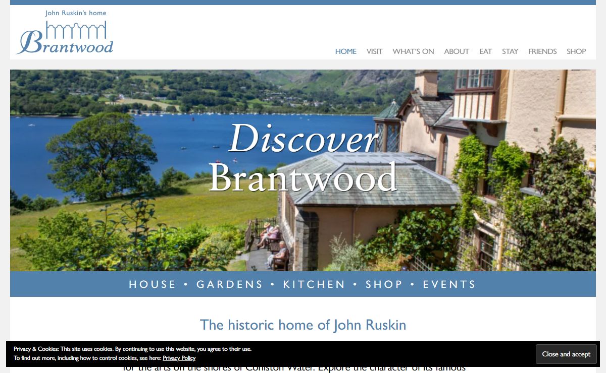 A paradise of art & nature - Brantwood
