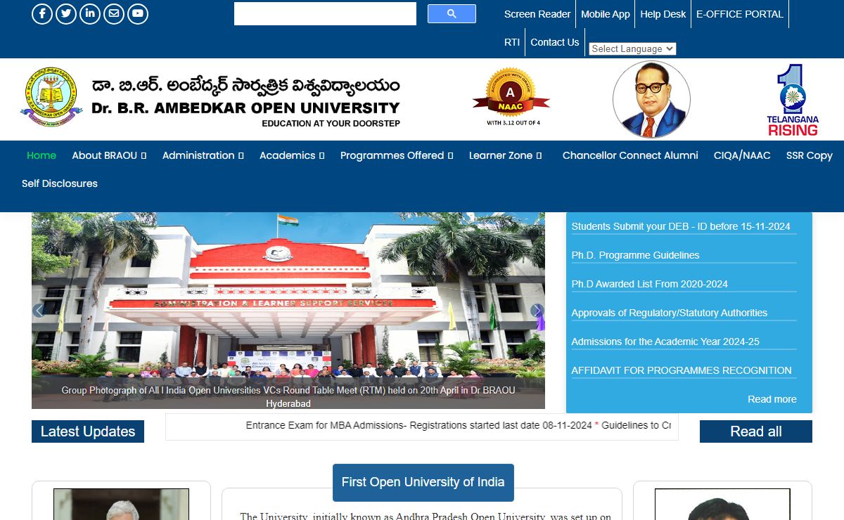 BRAOU - Dr. B.R. Ambedkar University