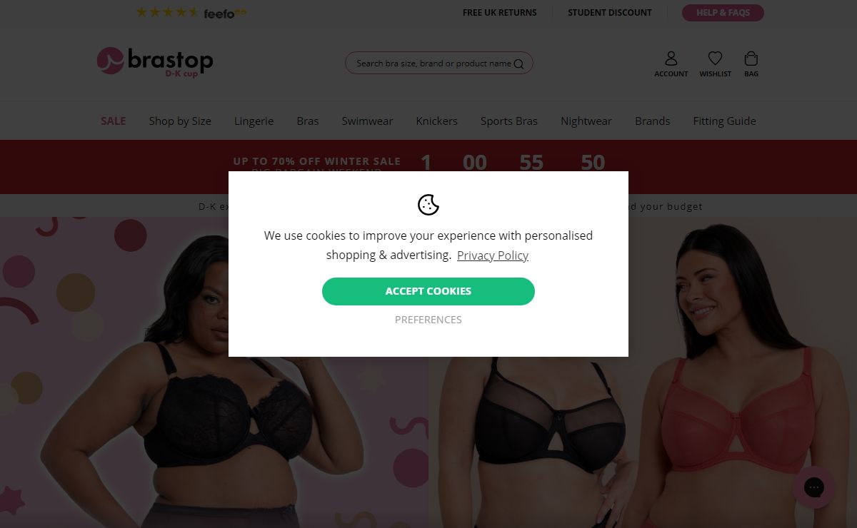 D+ Bras, Lingerie and Swimwear – Brastop UK
