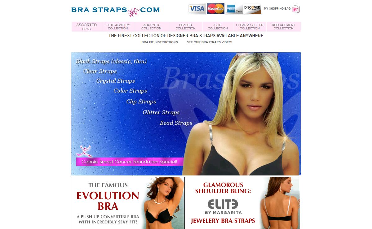 Bra Straps .com - Evolution bra, Fine Jewelry bra straps, Beaded bra straps, designer bra strap couture and more