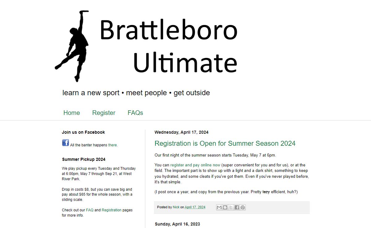 Brattleboro Ultimate