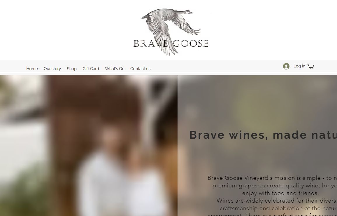 Award winning boutique winery | Brave Goose Vineyard | Whiteheads Creek