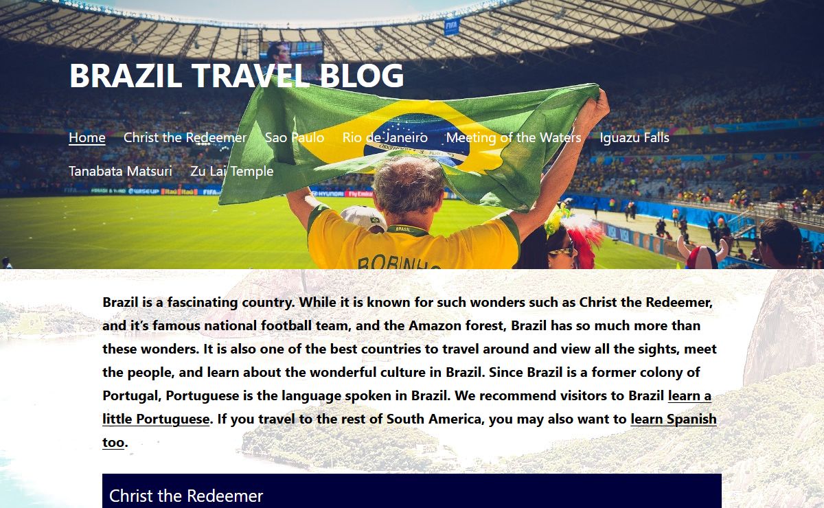 Brazil Travel Blog