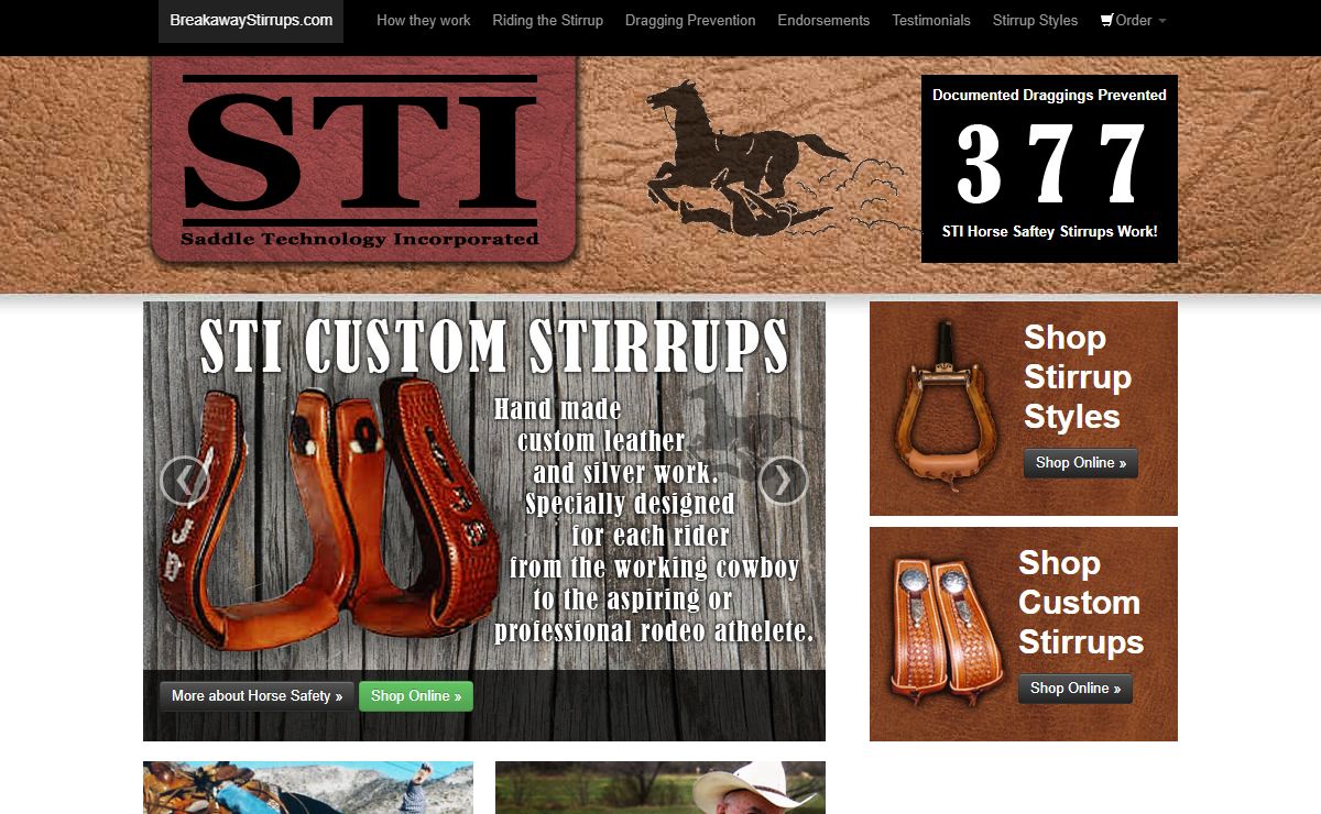Breakaway Stirrups Horse Saftey Stirrups that break away if you fall to prevent dragging by STI