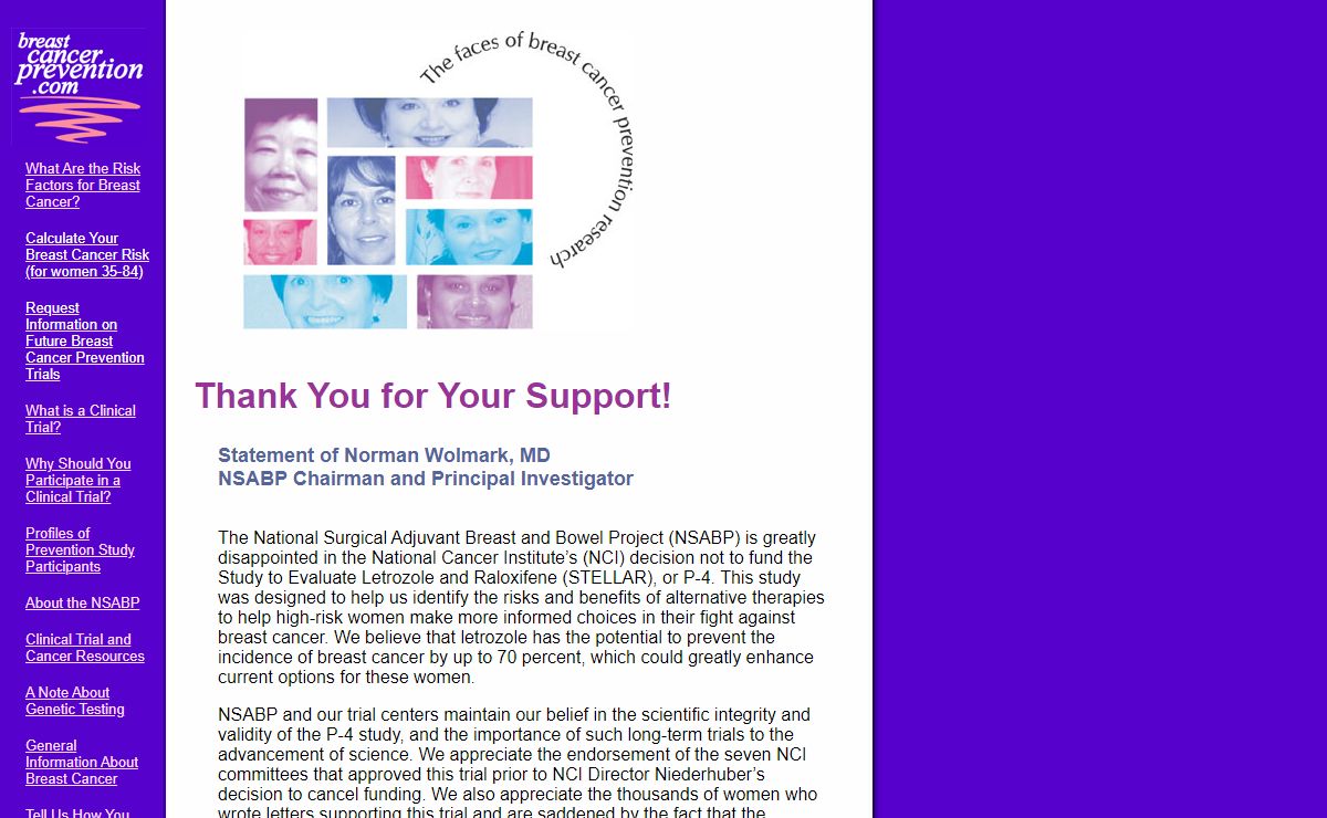 Breast Cancer Prevention