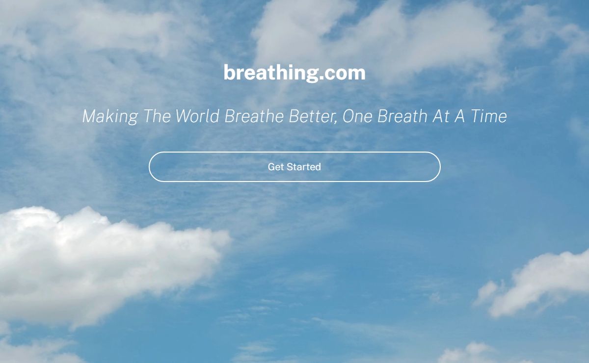 breathing.com – Making the world breathe better, one breath at a time