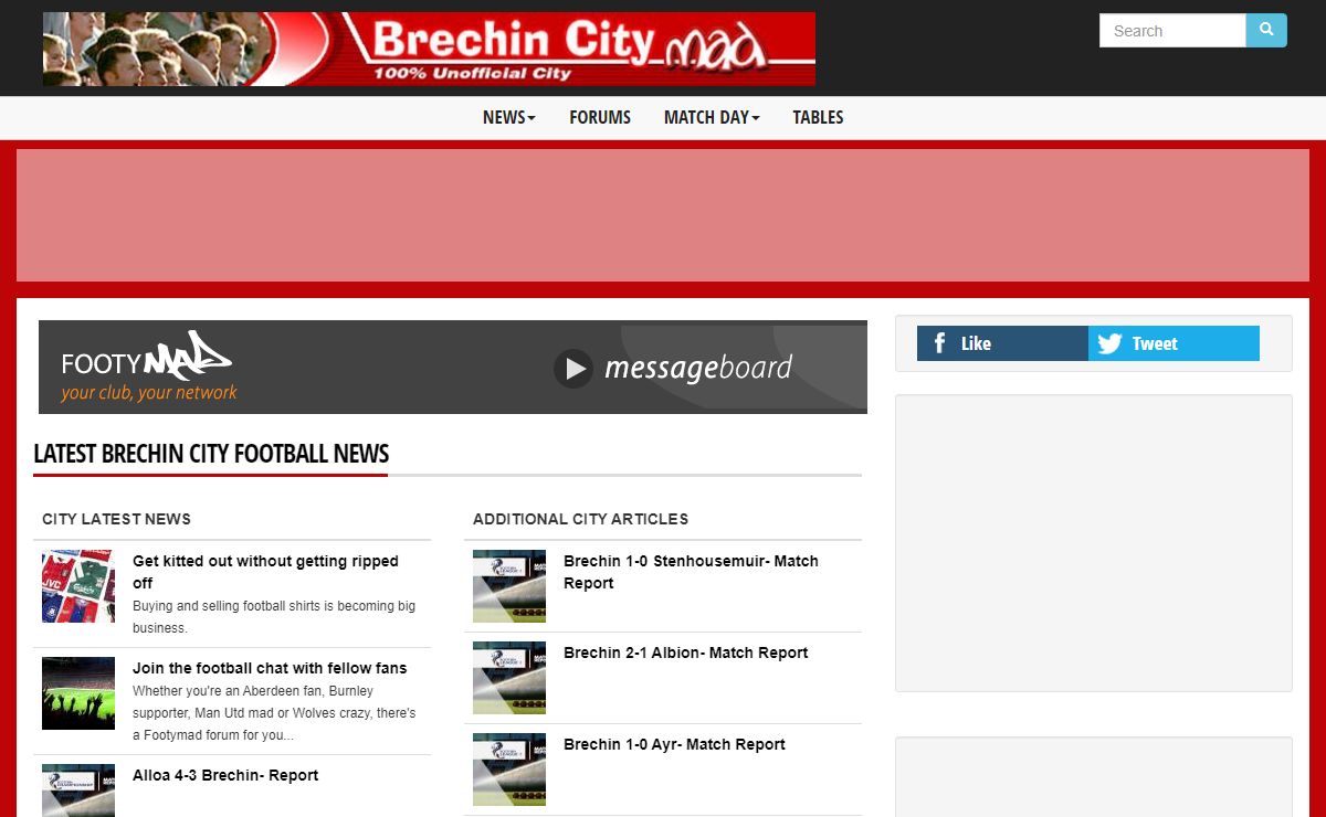 Brechin City News - City Mad
